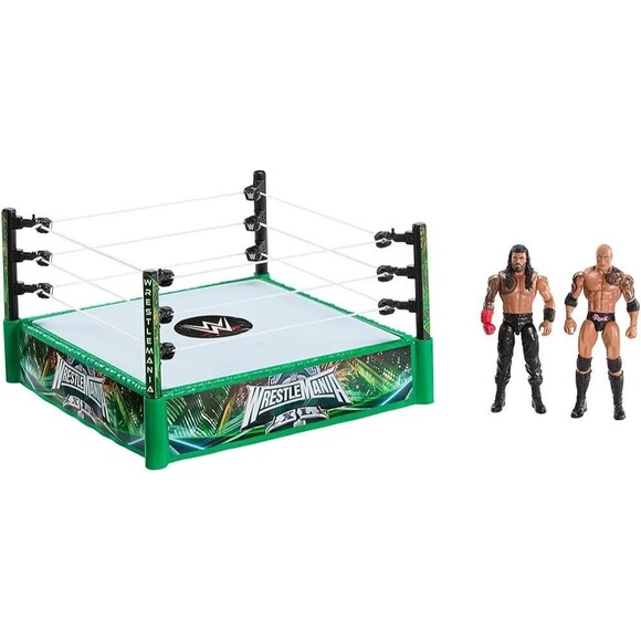 Amazon.com: Mattel WWE Bloodline Rules Playset con anillo y  WWE Playset Bloodline Rules Ring Wrestlemania XL Roman Reigns Rock Figure 2025